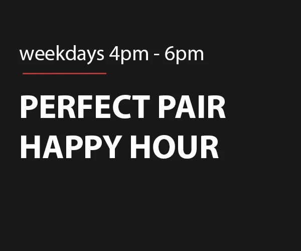 Enjoy 2 wine glasses + an appetizer for $20. Additional glasses $5 each.