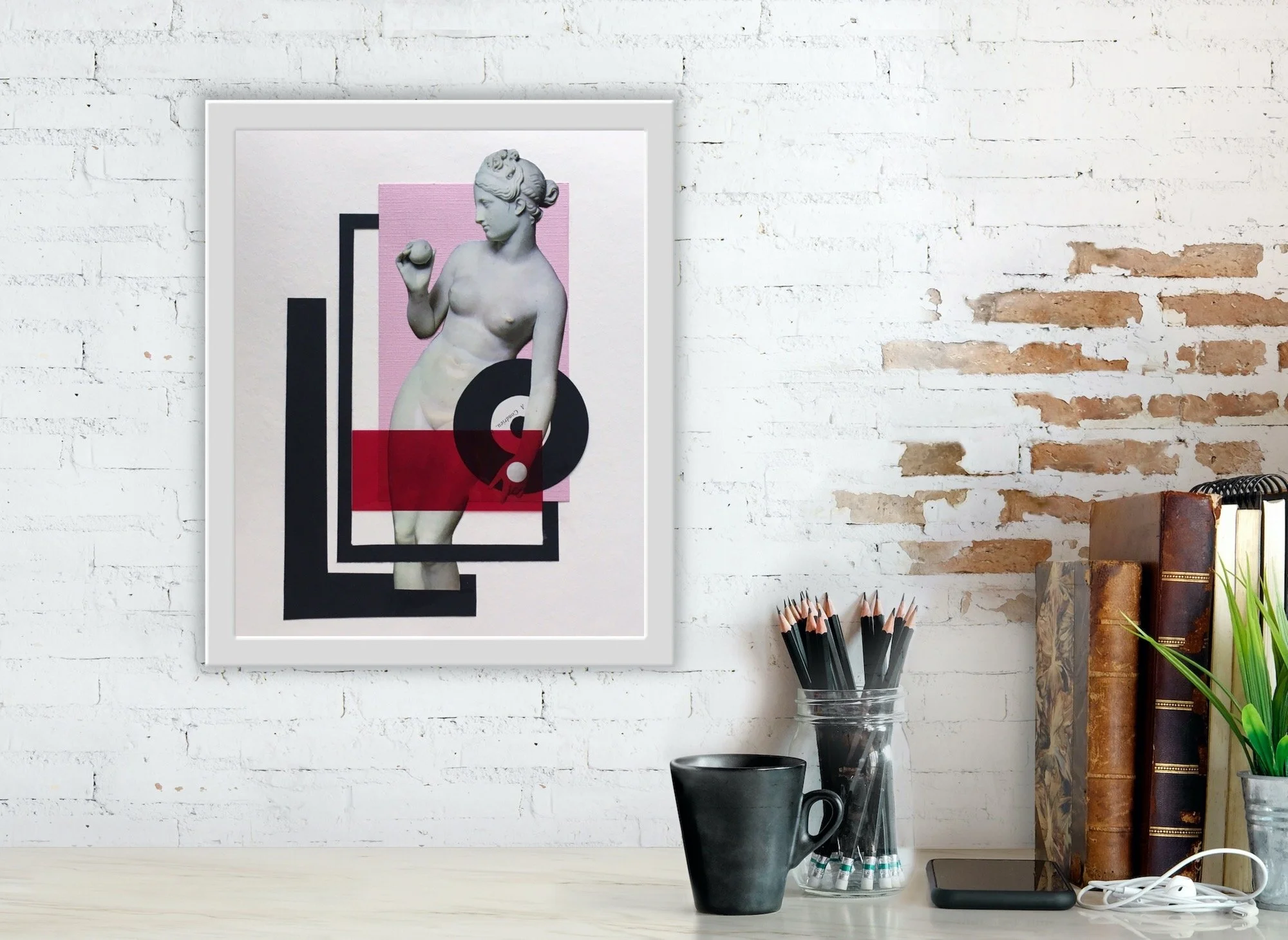 collage woman with record on wall.JPG