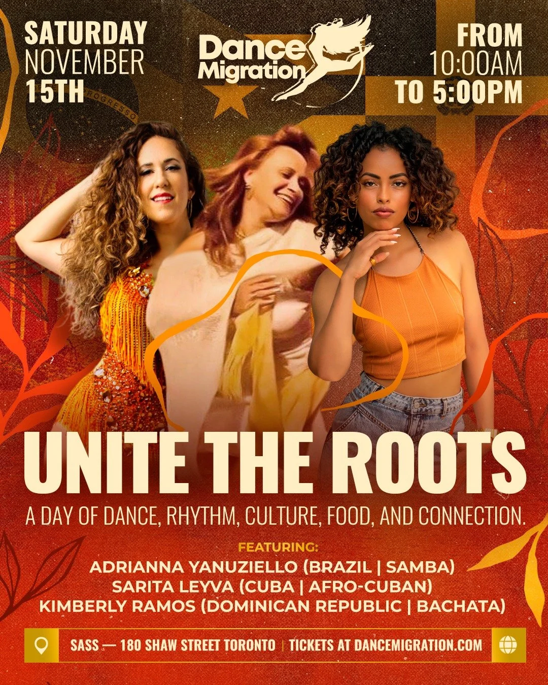 UNITE THE ROOTS: SAMBA, AFRO-CUBAN & BACHATA