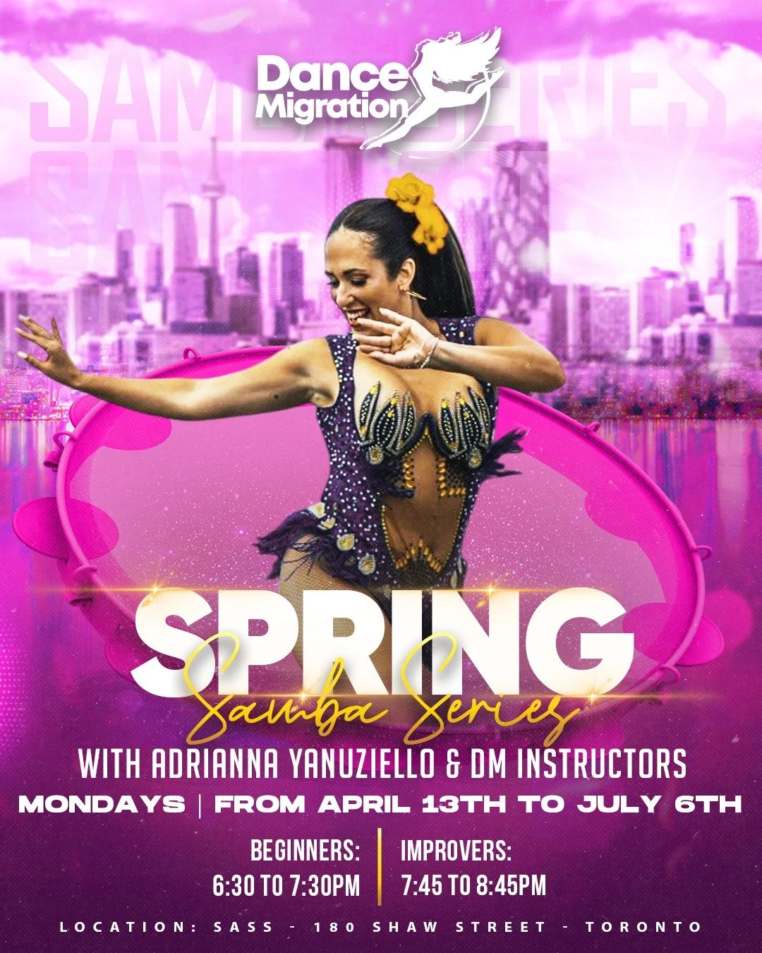 SPRING SAMBA SERIES: BEGINNERS & IMPROVERS