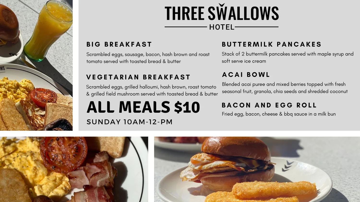 Famous $10 Breakfast