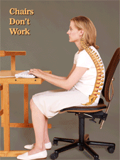 Want to reduce back and neck strain from sitting at a desk?