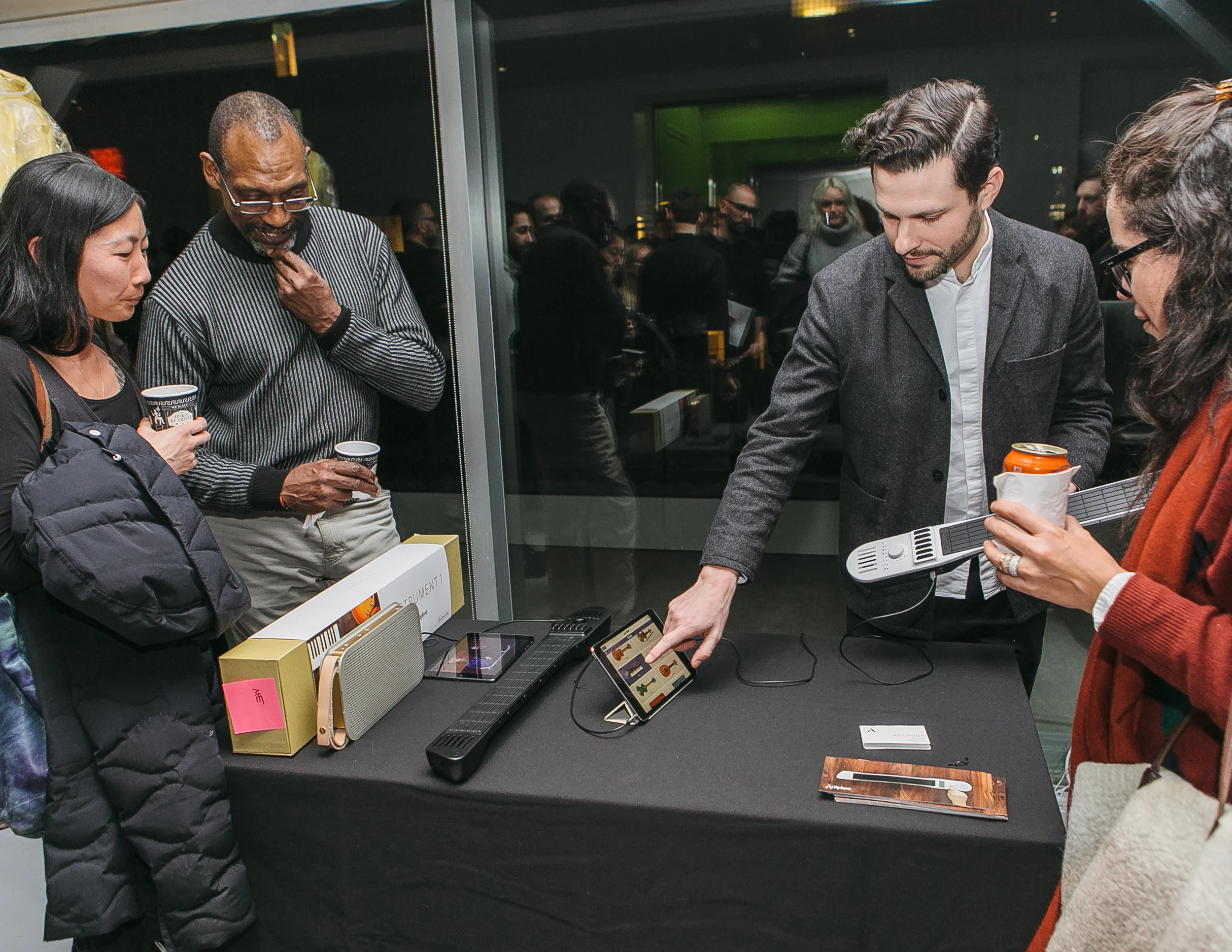 NEW INC member demonstrating product