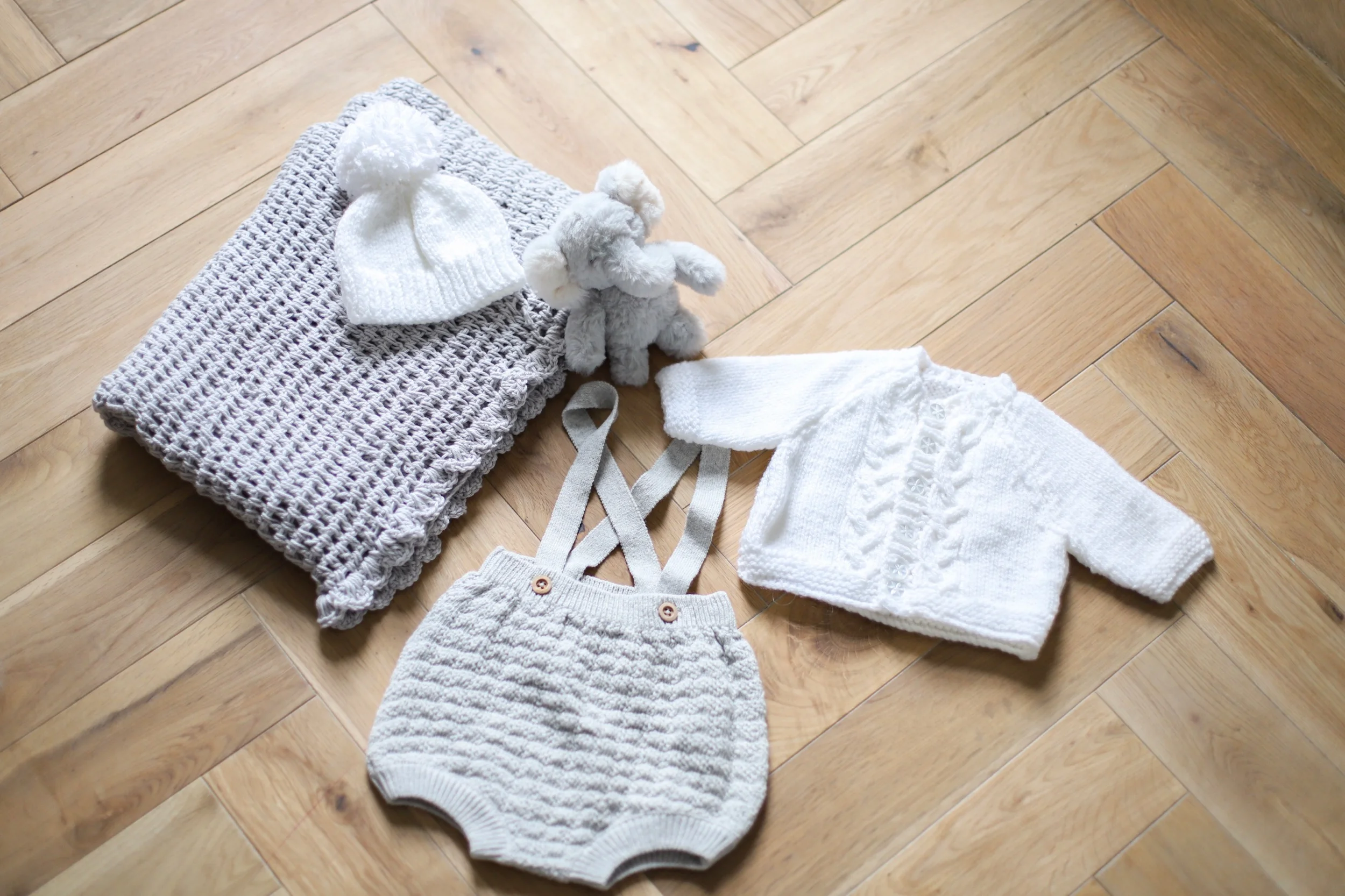Some little knitted items that both Nanas have been busy doing.