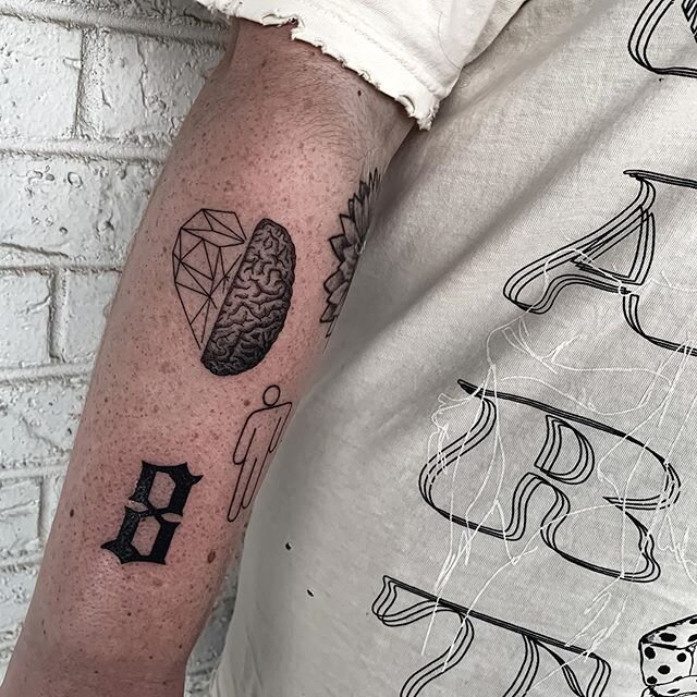 Repost @jenntacotattoos &bull; | KNOWLEDGE + LOVE + ACTION = POWER | 🤍 &bull;

Today, while tattooing this brain/heart &amp; 8, I was in awe over how incredibly, and intelligently, &ldquo;woke&rdquo; this young lady and her friend were.. and how hop