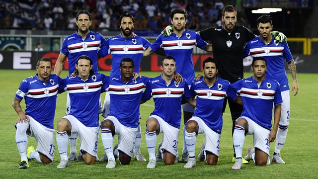 Sampdoria Attacking Central Areas