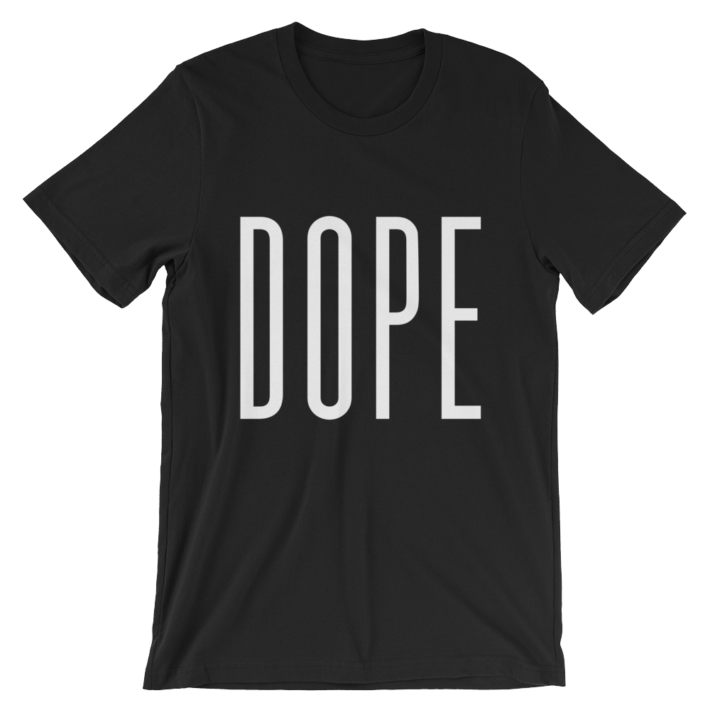 Dope-Front-White---12x16_mockup_Front_Wrinkled_Black.png