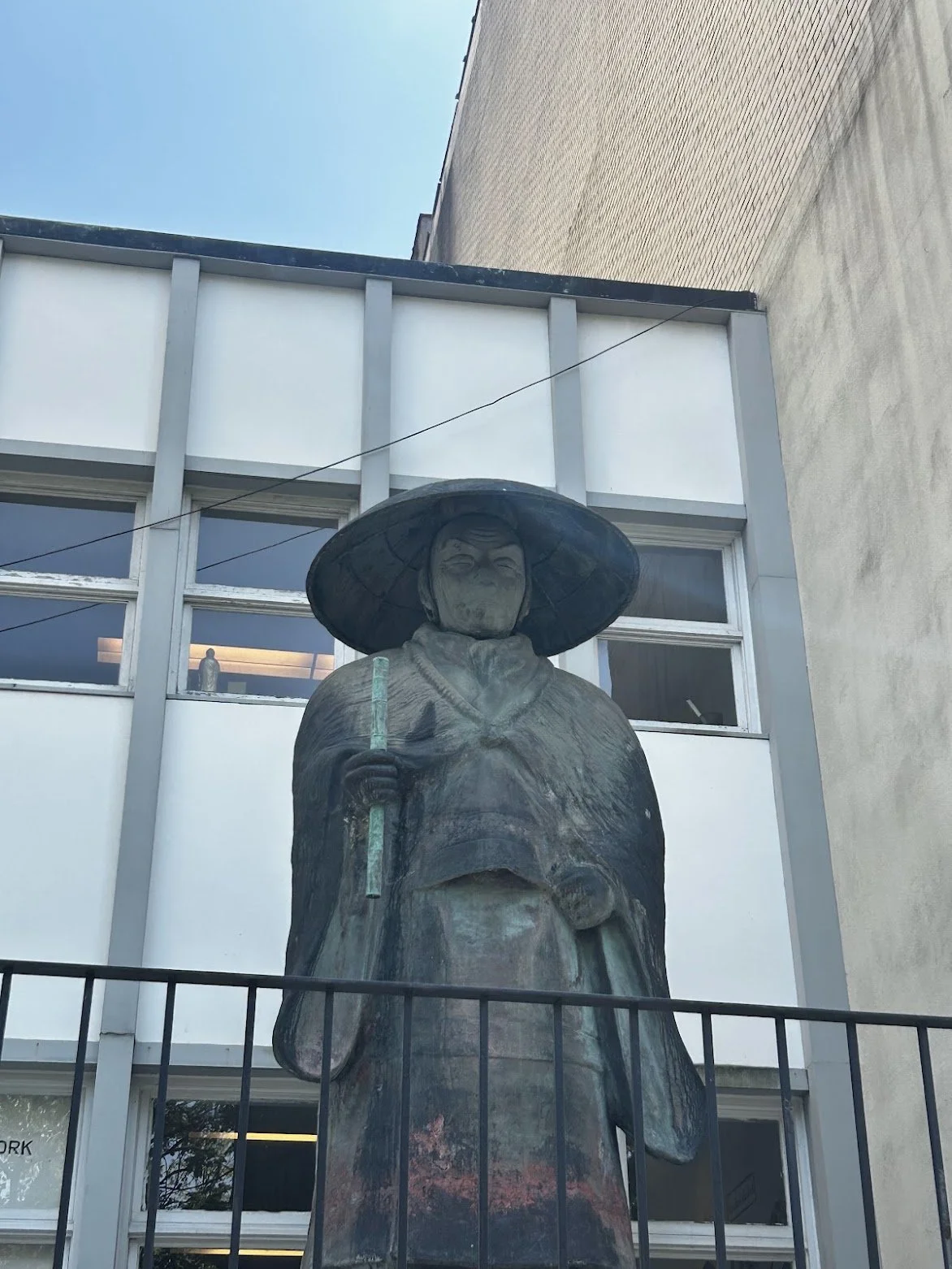 NYC Buddhist temple (statue survived Hiroshima bombing)
