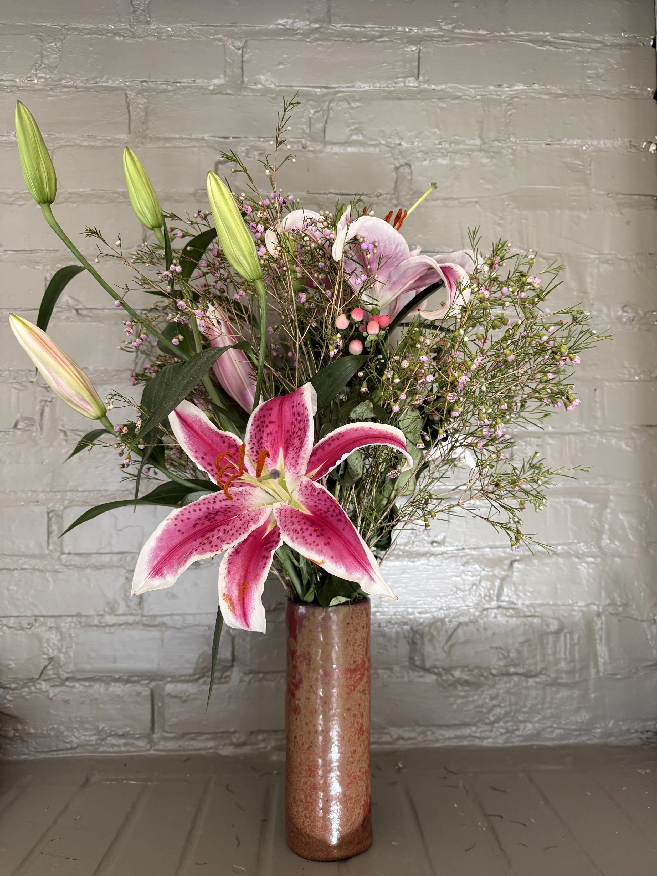 Iron Cylinder Vase