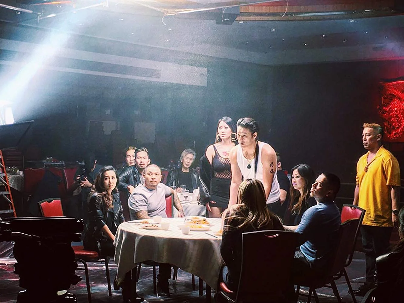 Sung Kang and Devon Diep in Snakehead