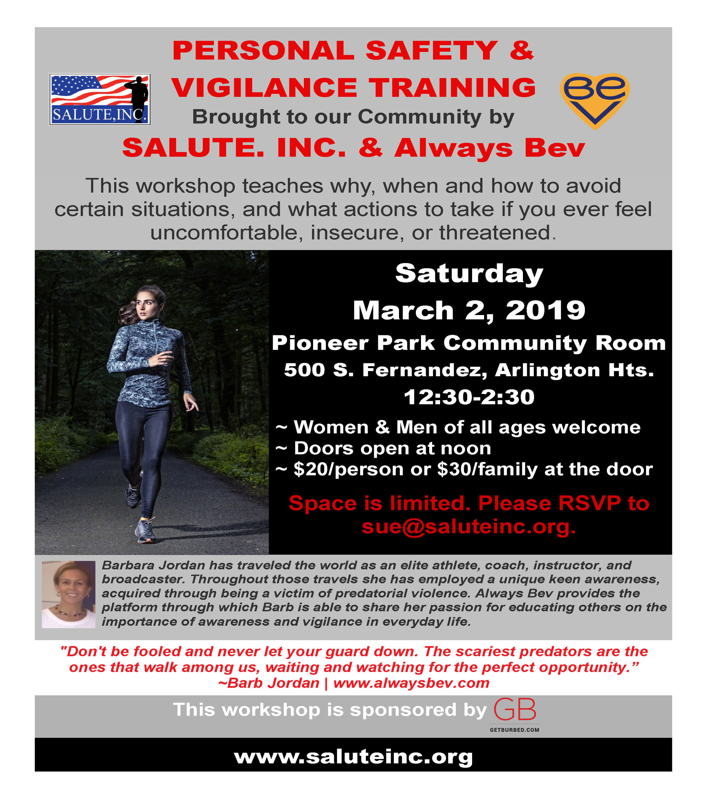 Personal Safety & Vigilance Training