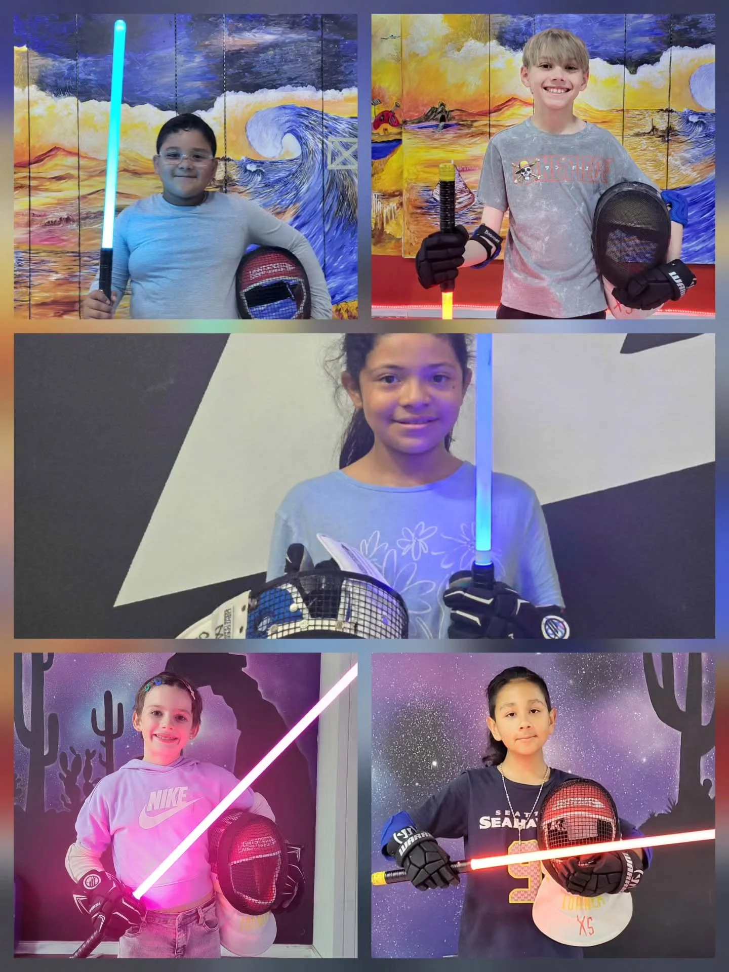 Promoting our amazing kids at the academy! They're doing great and we're looking forward to them having their first competition sooon 

This is Lightspeed Saber Academy, HQ of Lightspeed Saber League, the world's fastest light-based fencing. 

Try yo