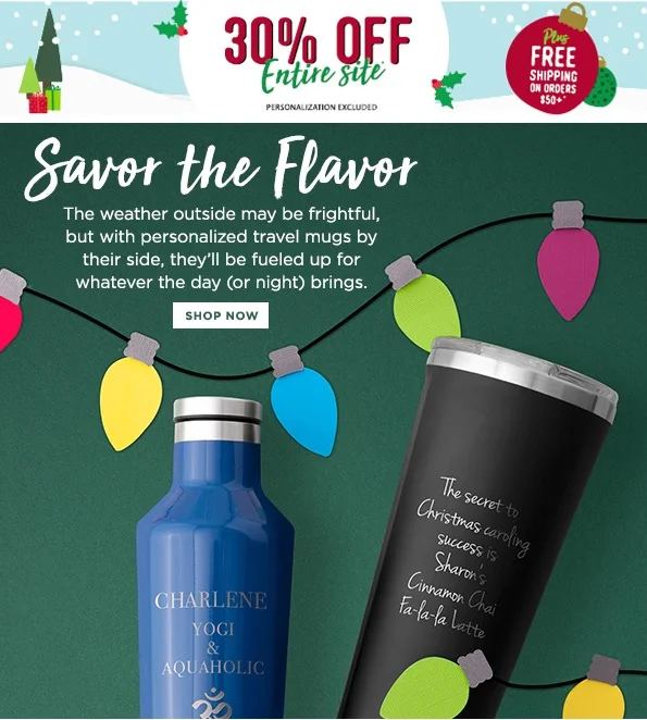 Email Tie-in With Catalog
