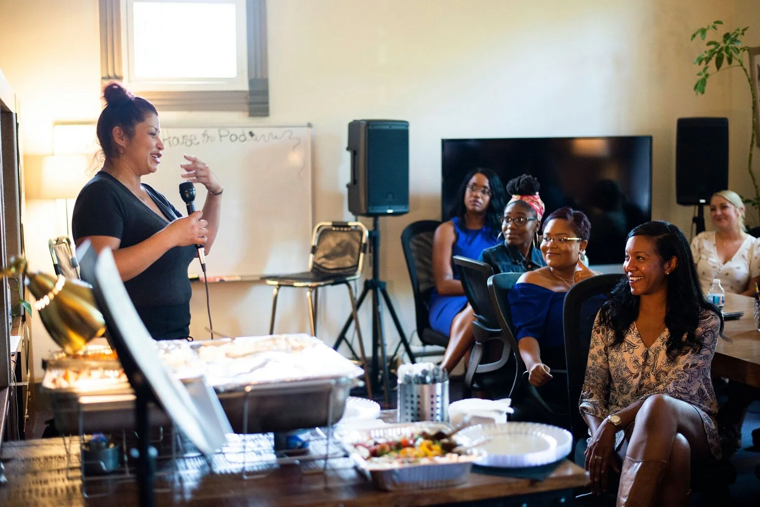 Women in Podcasting + Radio Monthly Happy Hour! Featuring Kira Sabin