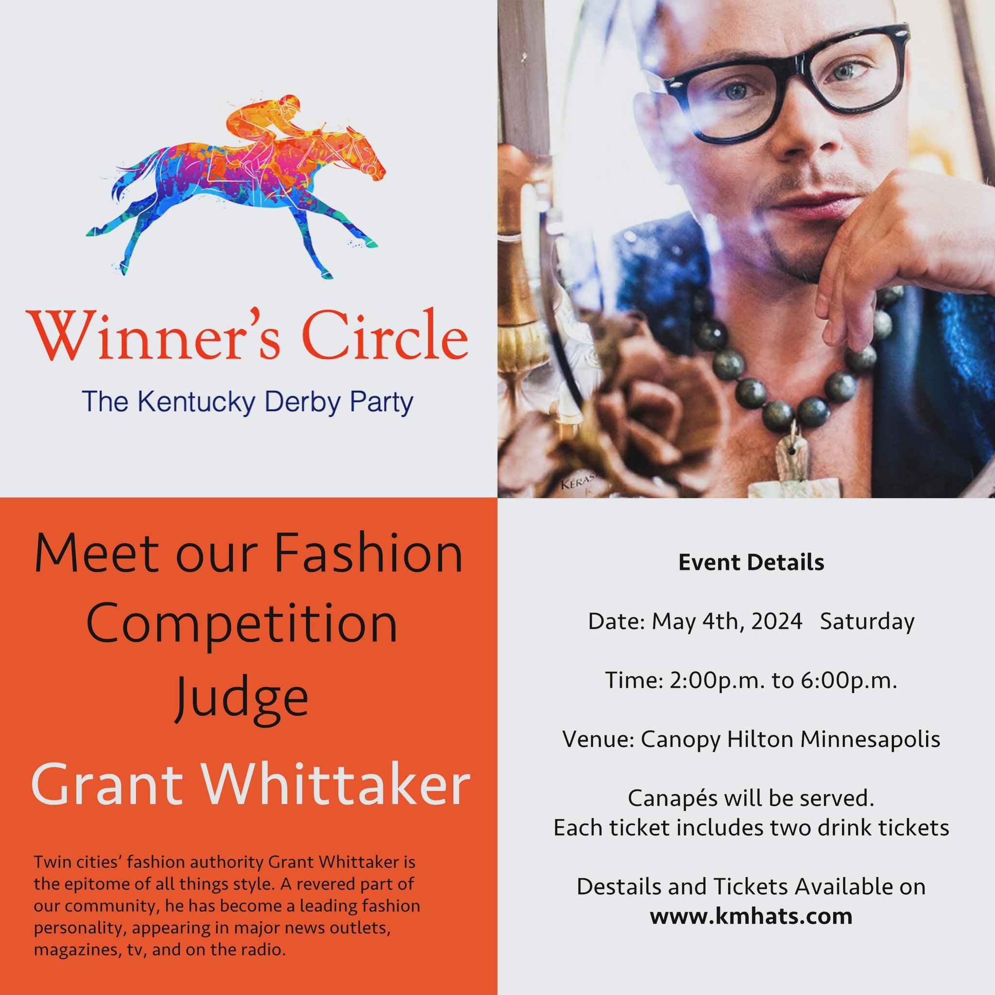 Big honor to have well-known high-profile fashion expert, @grantwcreative to be our Judge of Fashion Competition in our derby party.
.
Grant&rsquo;s expertises in luxury fashion styling, editorial, event productions, retail and more.  Grant is defini