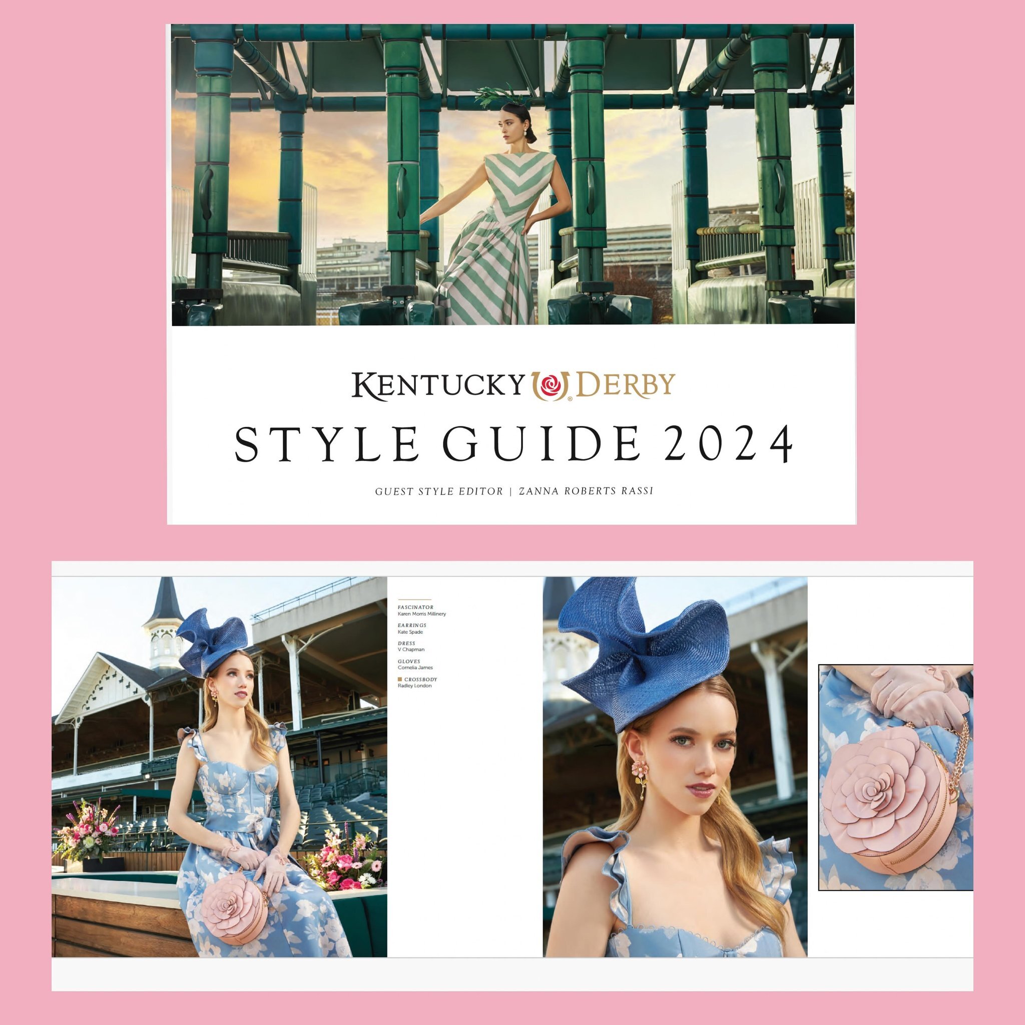 I&rsquo;m so happy to tell you an exciting news.  My hat is in @kentuckyderby official style guide.  It&rsquo;s a huge honor for my career. Thank you so very much for everyone supporting me, especially the people provide me opportunities.  Thank you 