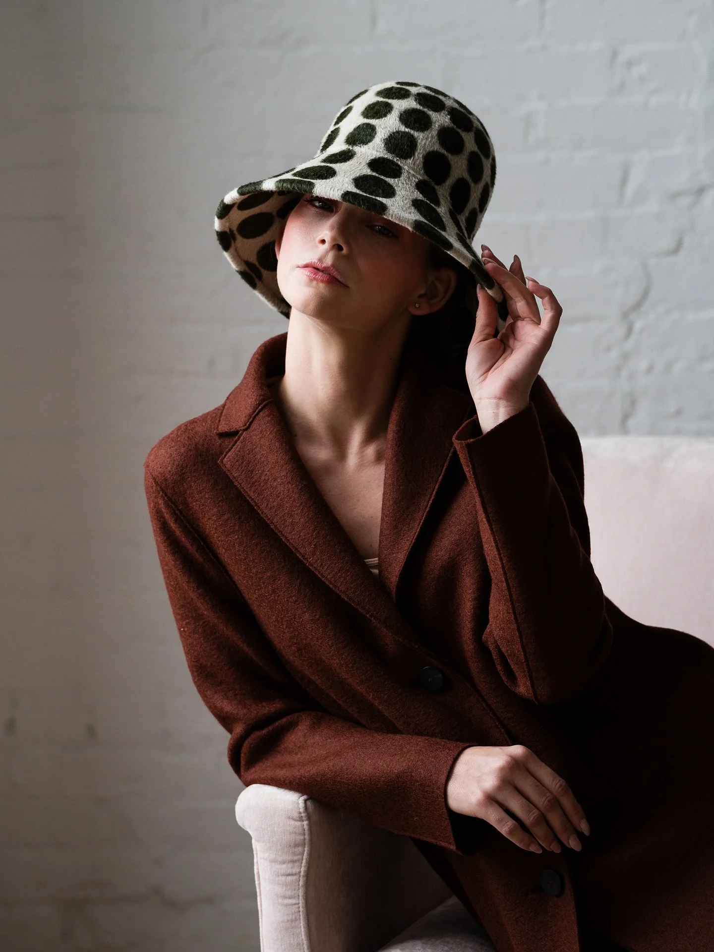 ✨ Exclusive. Limited. Unforgettable ✨

Our Printed Polka Dot Cloche is crafted from long-hair velour fur felt. Soft, sculptural, and exquisitely rare.

#customhat #wearableart #design #fashion #customdesigns #karenmorris #millinery #millinerydesign