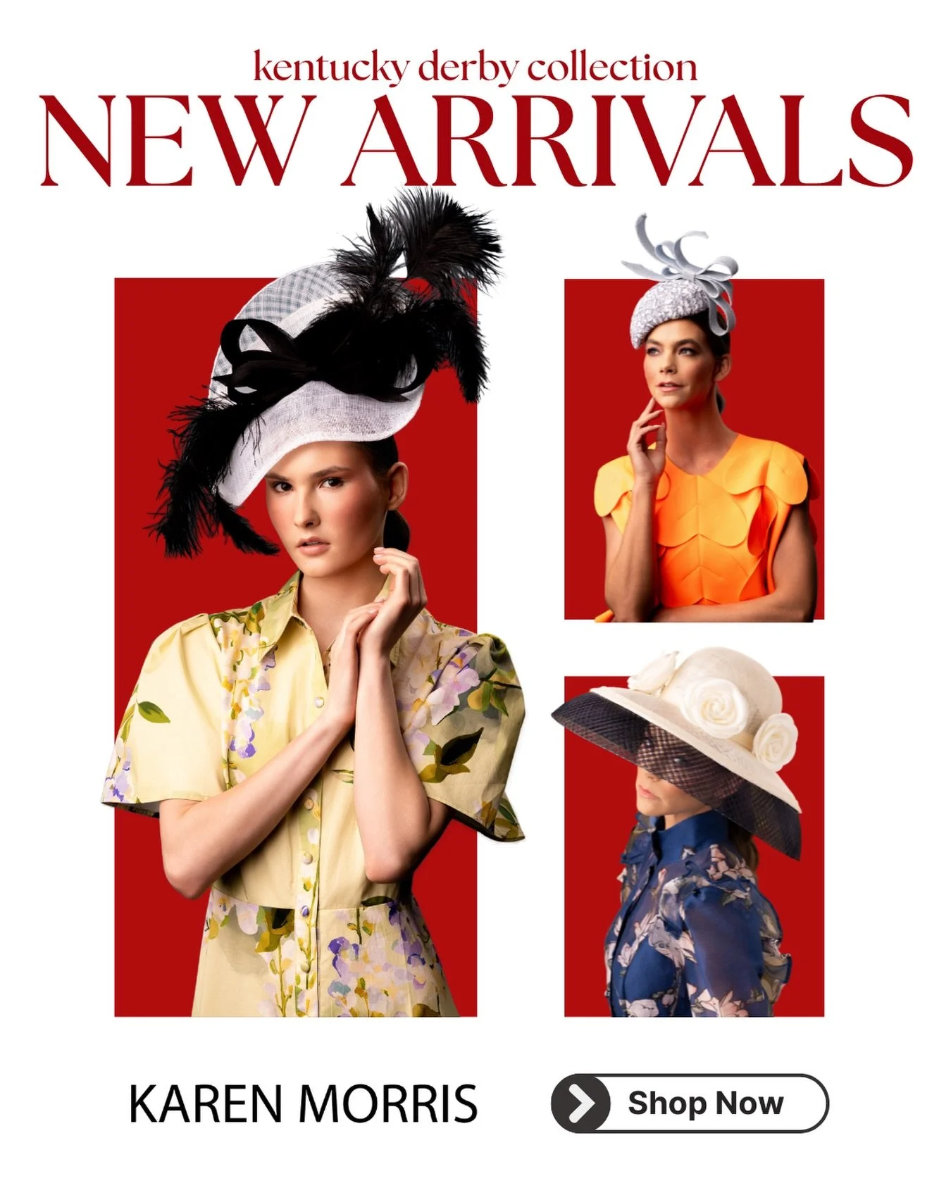 A statement for the season ahead.

Introducing the Kentucky Derby Collection. Sculptural silhouettes, hand-finished details, and pieces designed to frame the moment with intention.

From first arrival to final toast, this is occasion dressing at its 