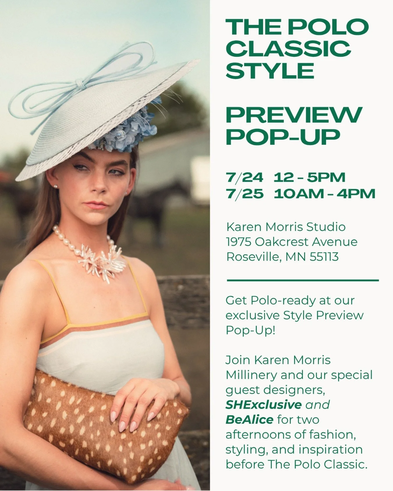 Complete your polo style this weekend with our hats, jewelry from @susan_o_horowitz and handbags from @shopbealice.
.
#popupstore #thepoloclassic #hats #handbags #jewelry