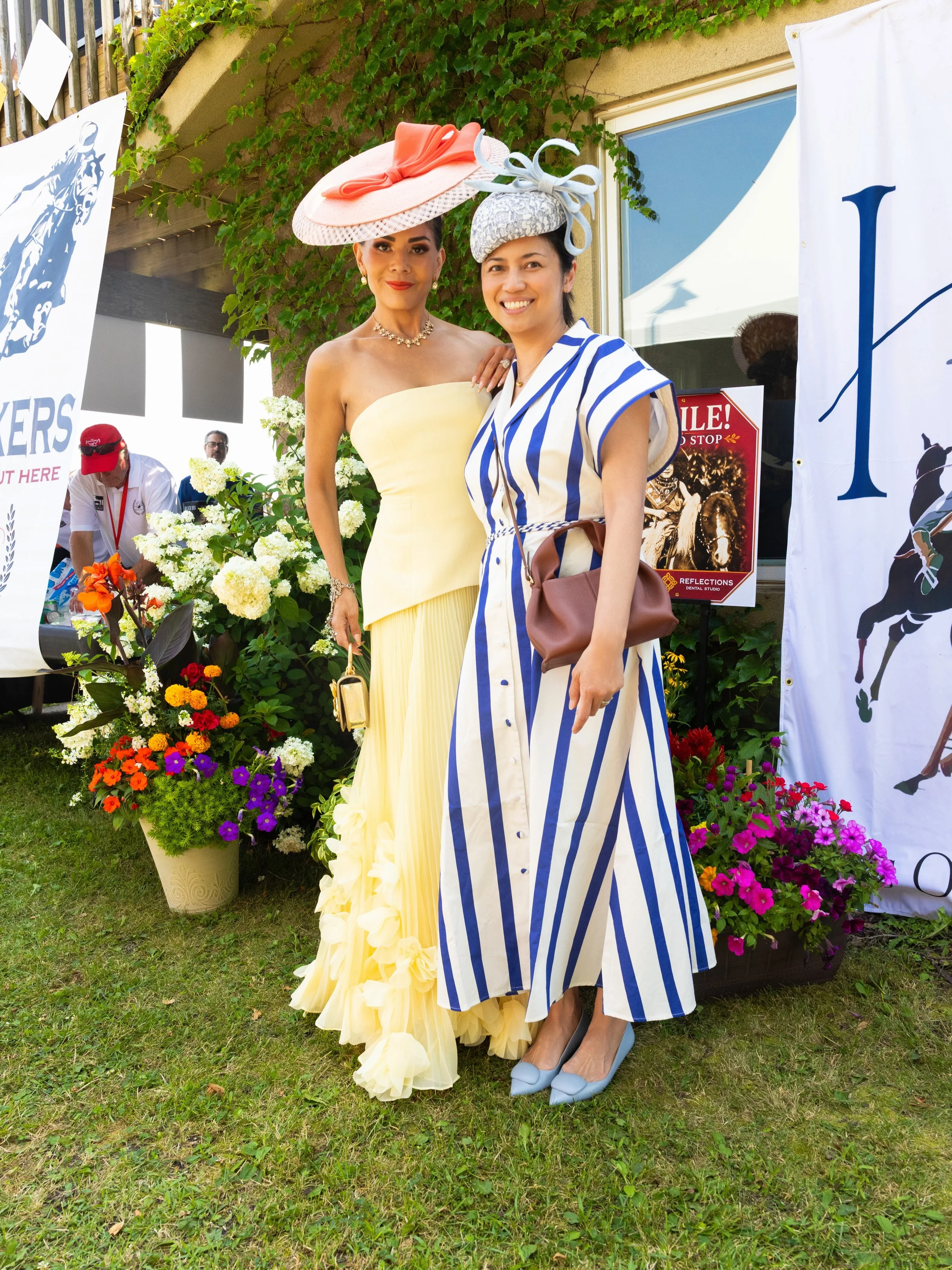 Thank you very much for all of you coming to the Polo Classic last weekend.  I was so chilled and feeling touched when I saw all my clients and friends wearing my custom-made hats in one place together.  Thank you again for your support and motivatio
