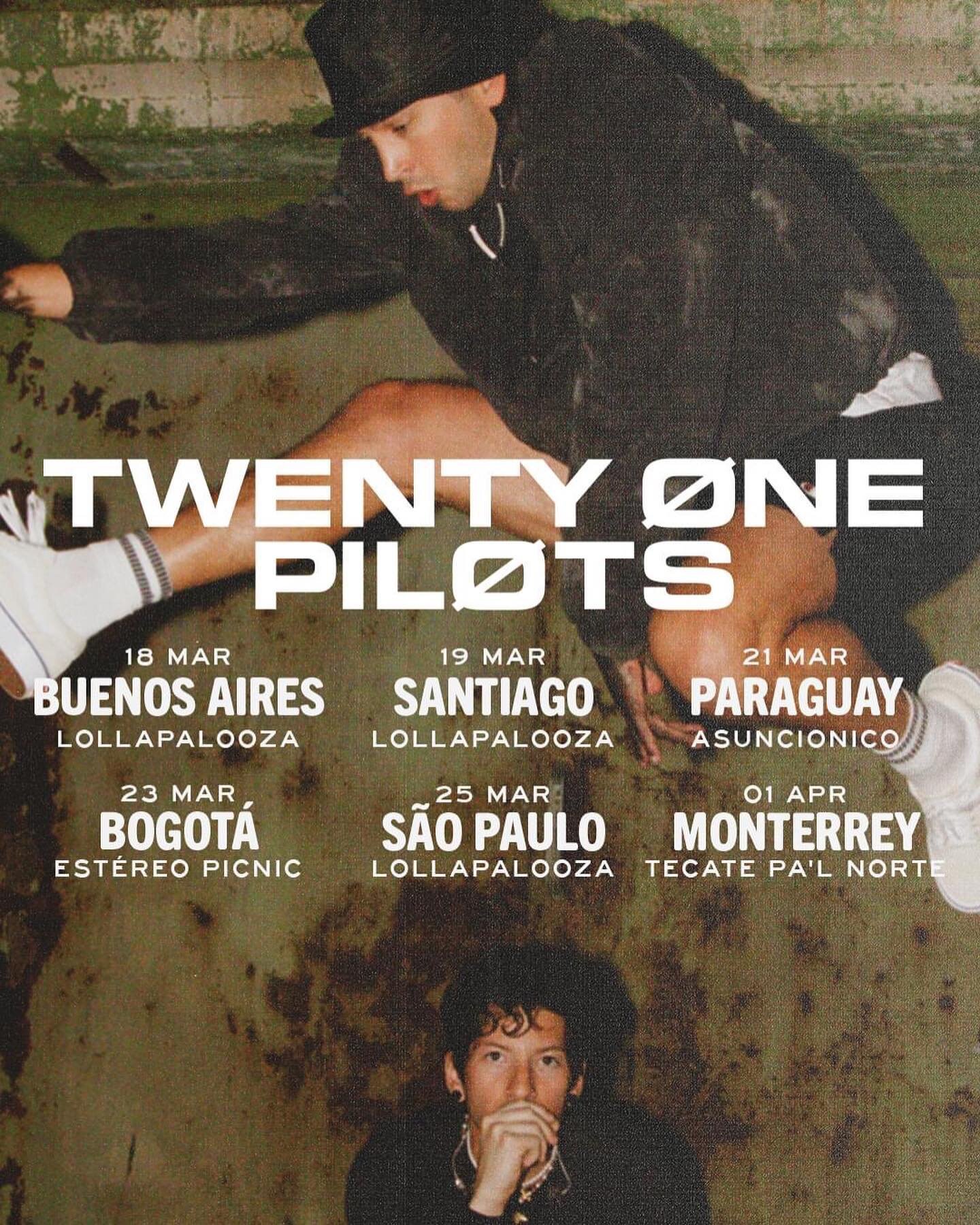 On my way to South America with @twentyonepilots I will be filling in for @lilgup100 tech&rsquo;ing for tyler and I get to stand next to my Playback rig &amp; @koleyboley This is going to be very Neat #stageleftcrew #neat