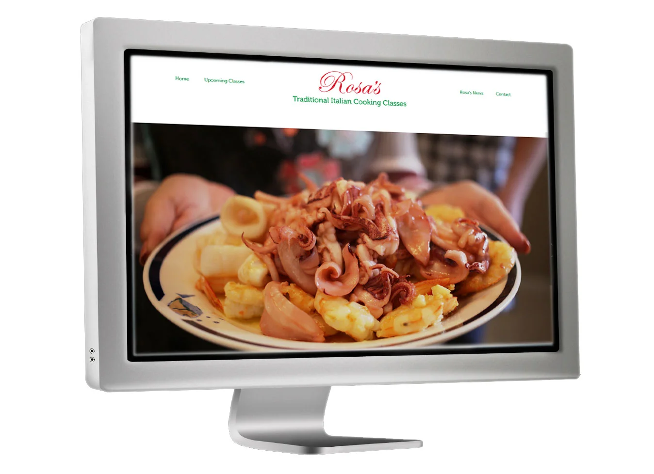 Cook with Rosa's website image