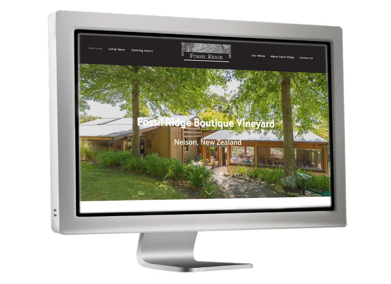 Fossil Ridge Winery website