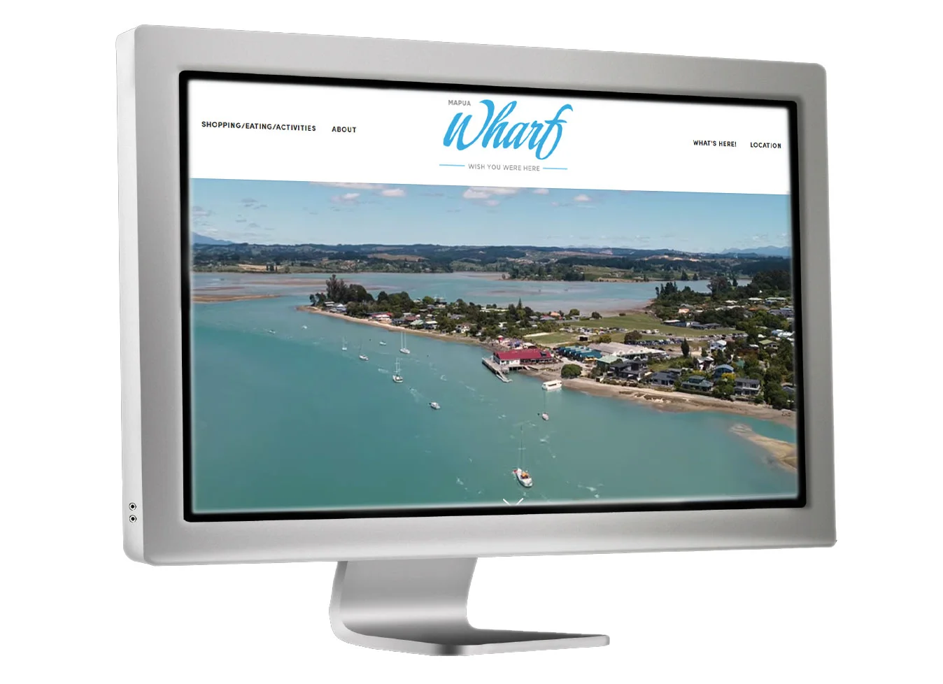 Mapua Wharf website project
