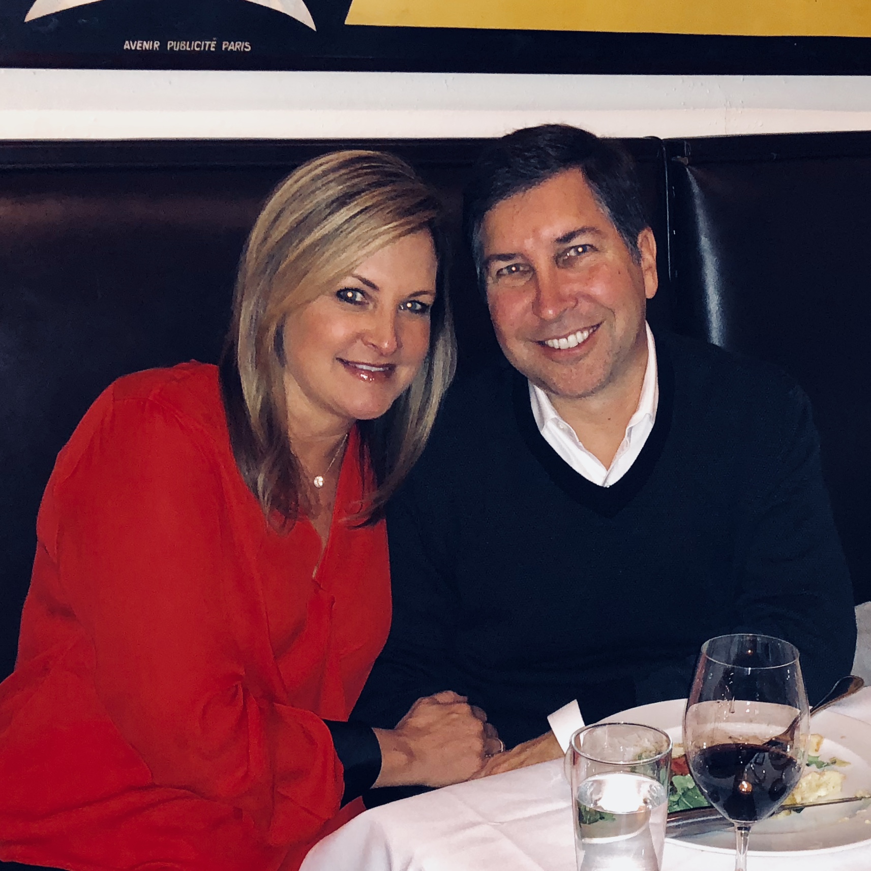 December 28, 2017 at Highlands Grill in Birmingham, AL. Dan’s first time to meet Nina, David and the girls.