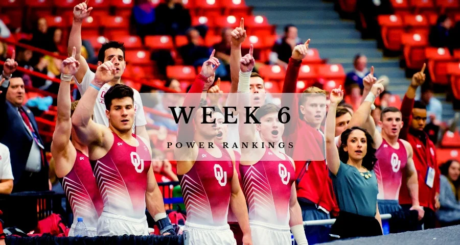 #NCAAMGym Week 6 Power Rankings