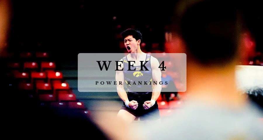 #NCAAMGym Week 4 Power Rankings