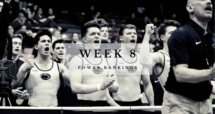 #NCAAMGym Week 8 Power Rankings