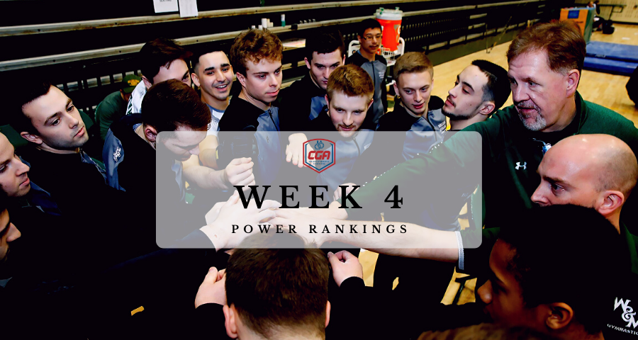 #NCAAMGym Week 4 Power Rankings