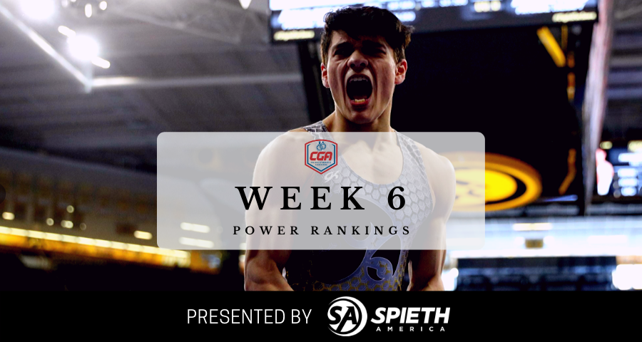 #NCAAMGym Week 6 Power Rankings Presented by SPIETH America