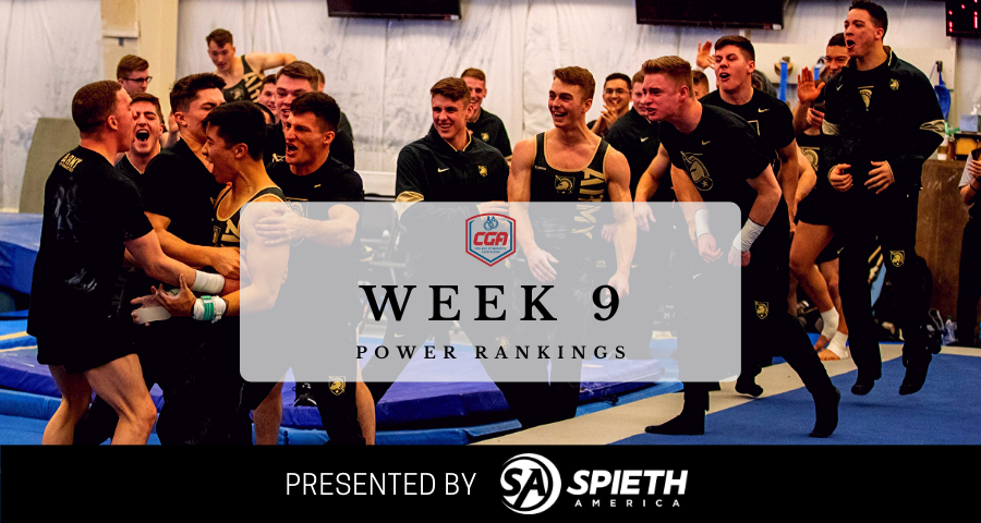 #NCAAMGym Week 9 Power Rankings presened by SPIETH America