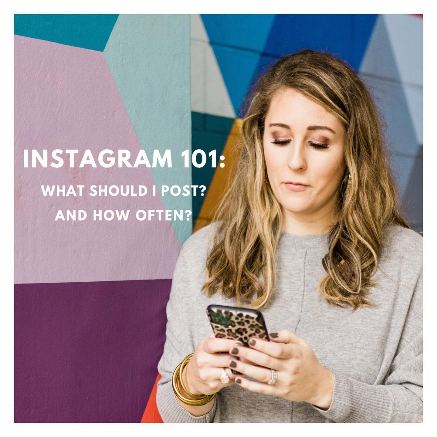 INSTAGRAM 101: What should I post? How often should I post?? I get these questions A LOT... so I figured it was time for a blog about it! 

I dive into the different content types @instagram offers, plus how often 𝒯𝒽𝑒𝓎 say you should be posting (