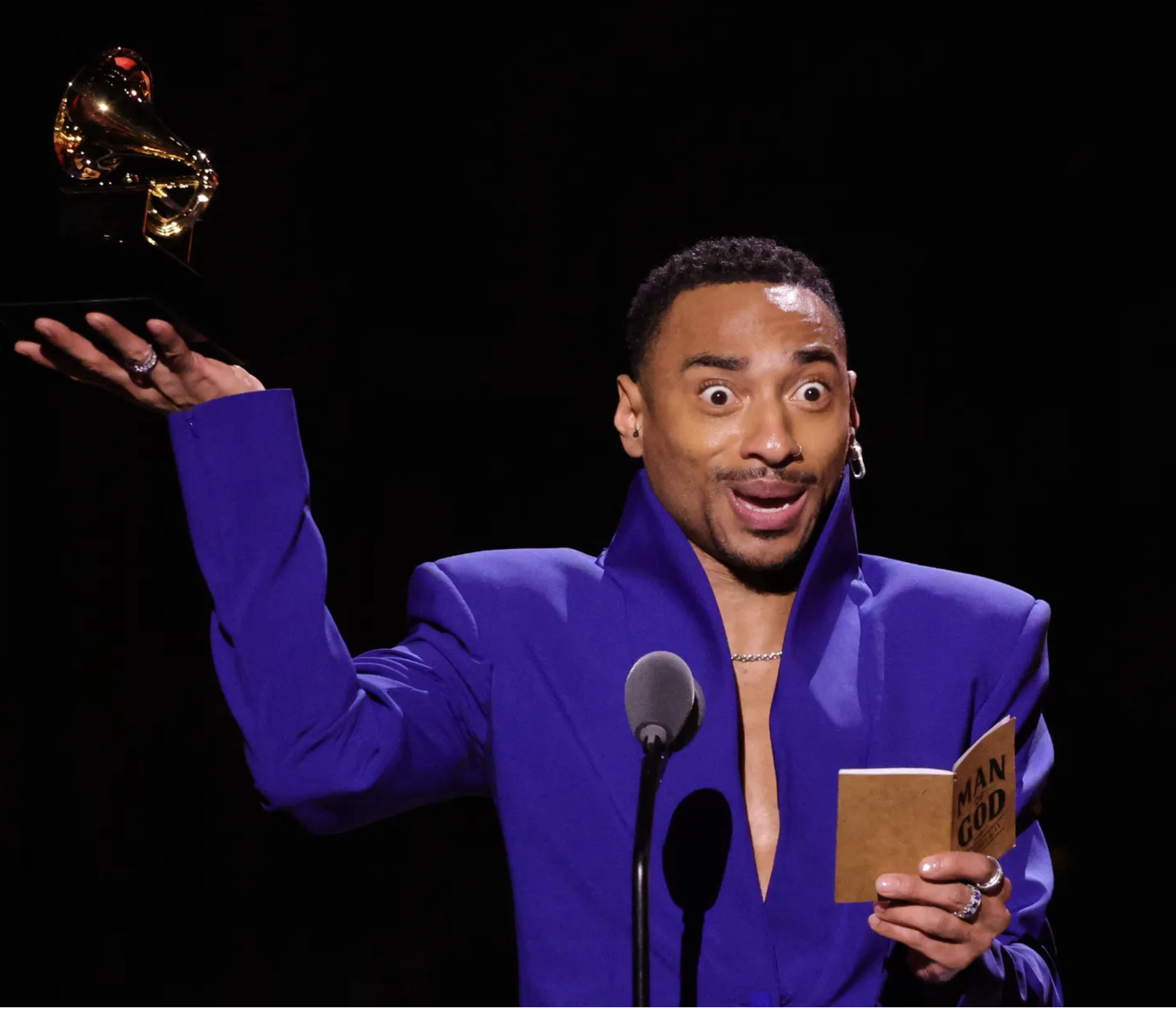 Durand Bernarr’s Grammys Acceptance Speech Was a Burst of Black Queer Joy