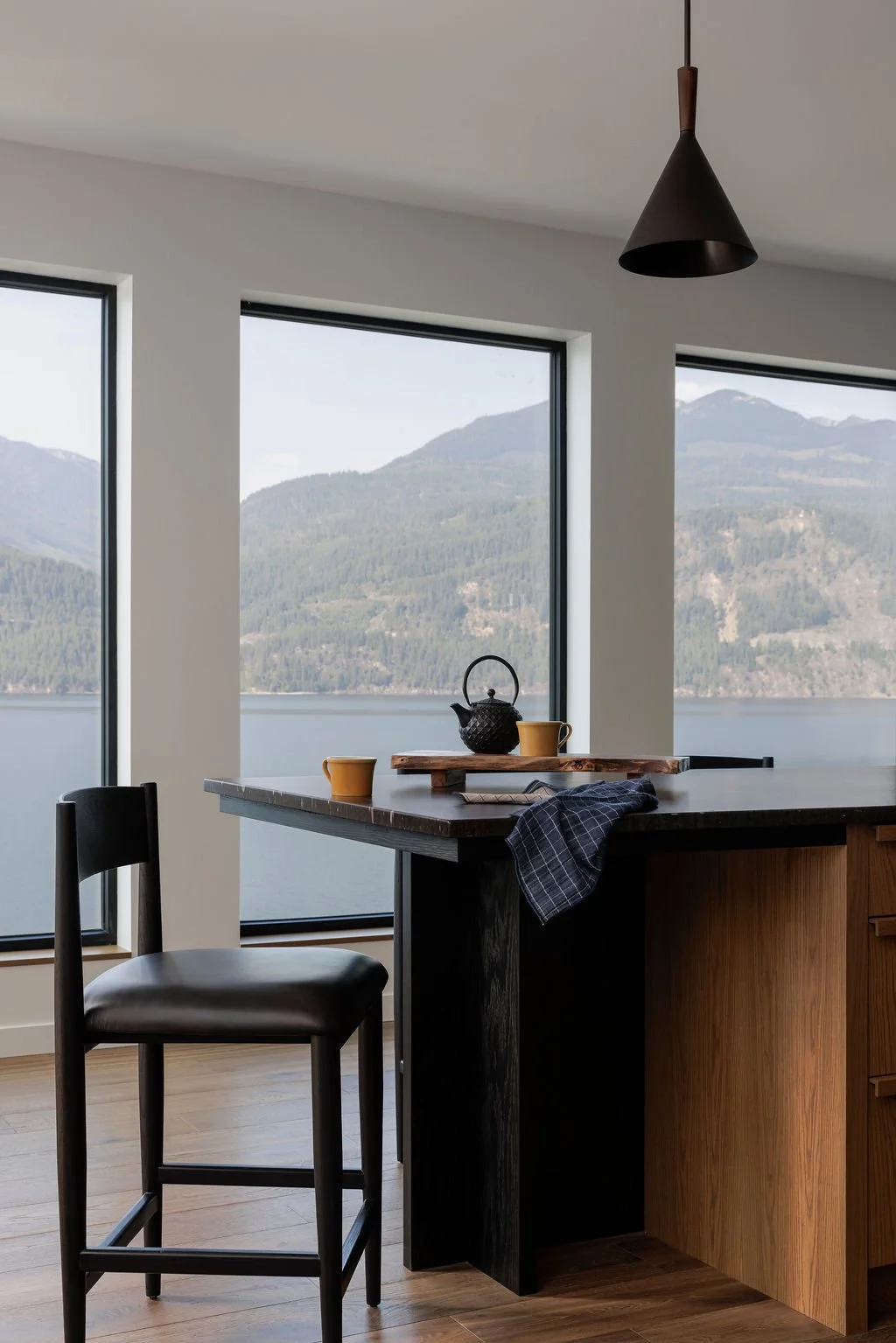 Stillwater House lakeside kitchen renovation by Covet Interiors, Nelson BC