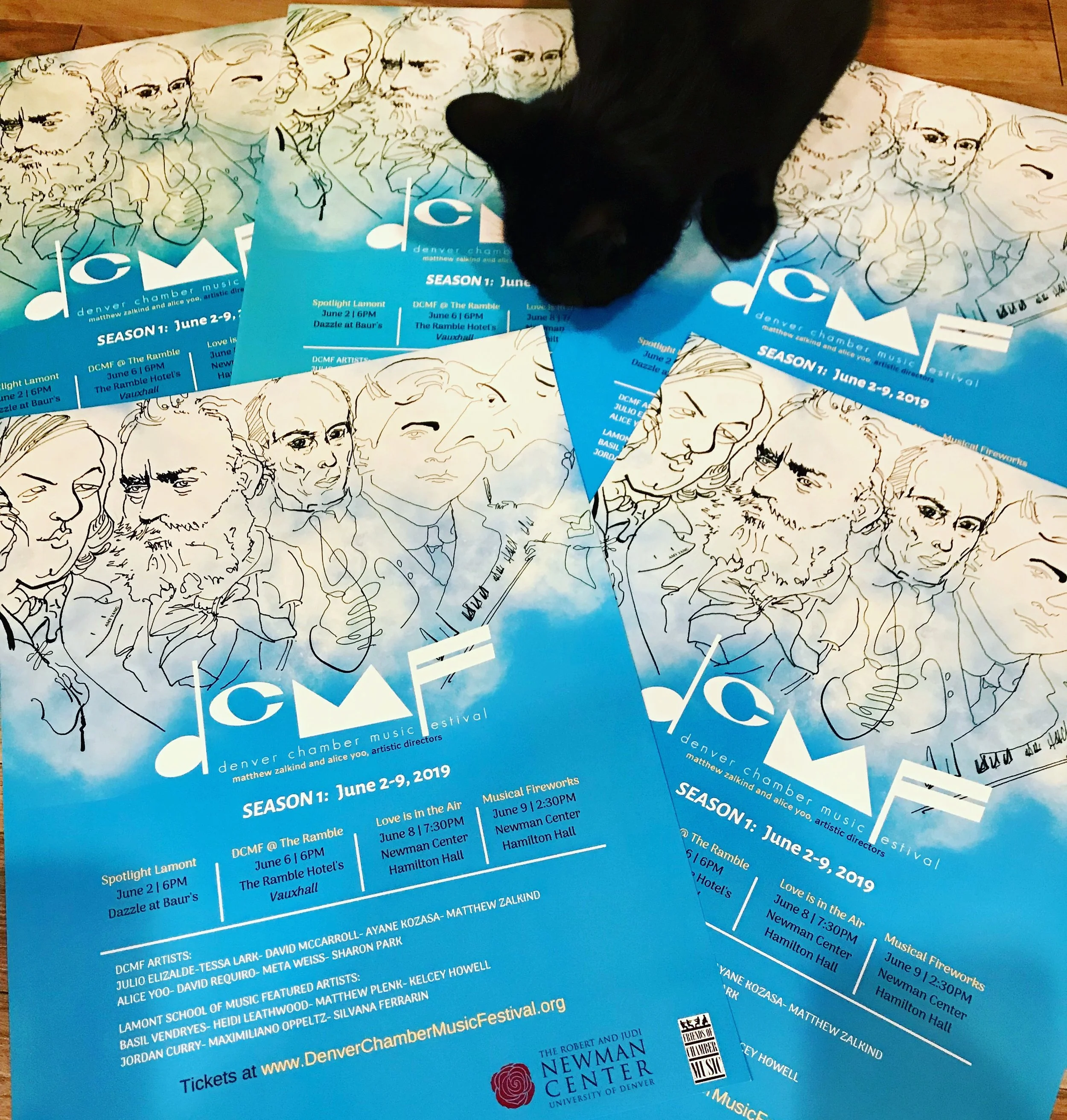 Artwork for inaugural Denver Chamber Music Festival