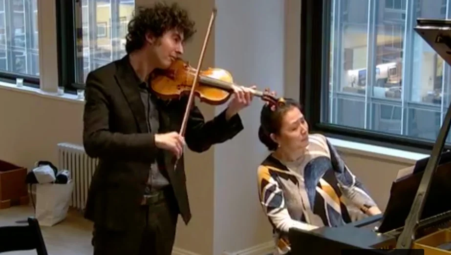 CD launch party livestreamed on Violin Channel