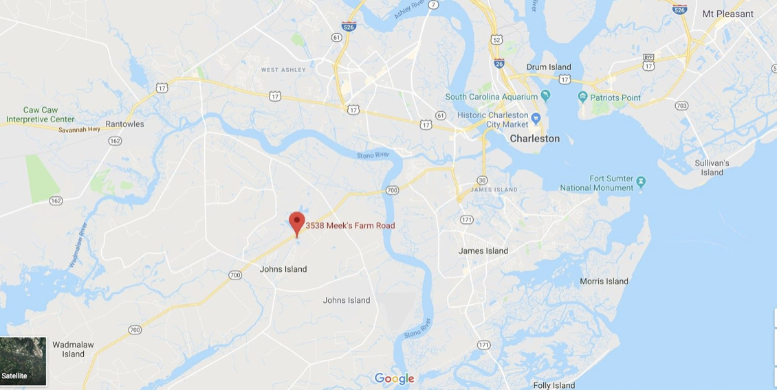 Location on Johns Island, Soon to be open Fall 2019