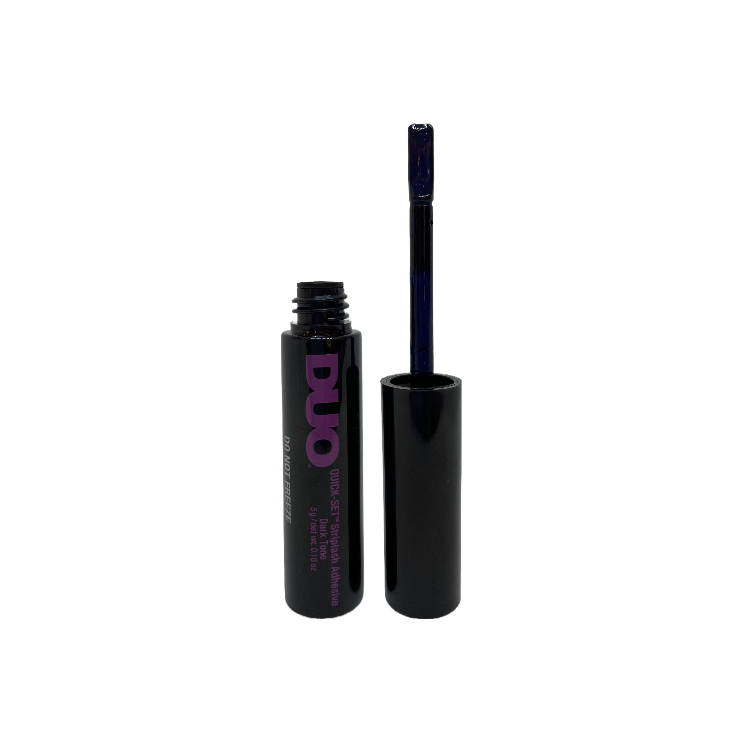 Duo Dark Eyelash Adhesive QUICKSET- Flat Wand Applicator