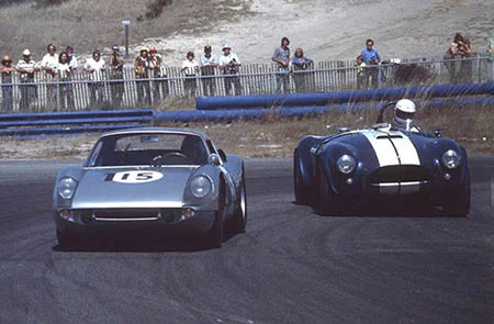 Scooter Patrick driving Bill Karges' 904 at Laguna Seca Historics