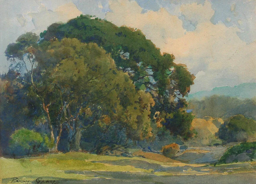 Landscape with Oaks
