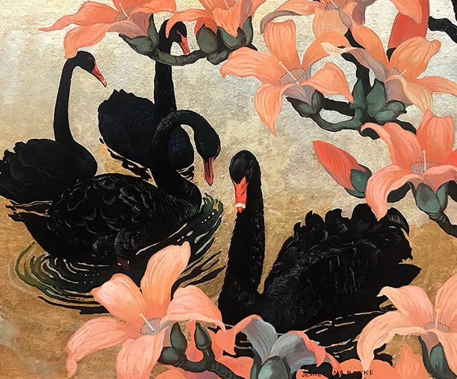Black Swans and Hibiscus