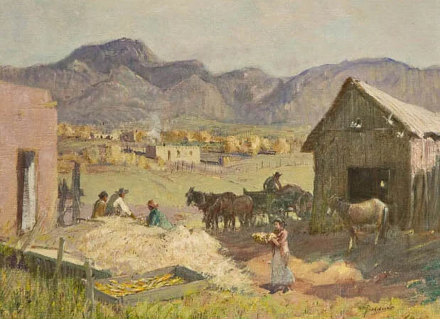 Southwestern Farm Scene