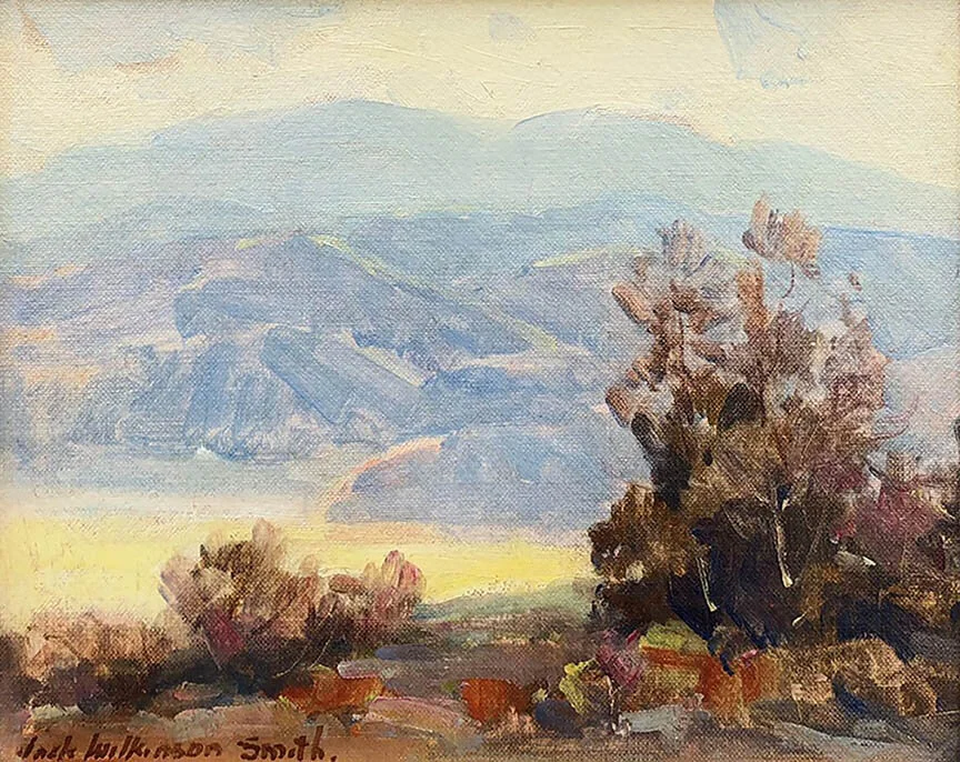 Hazy Valley Landscape