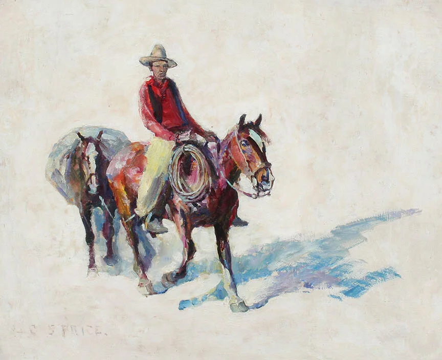 Cowboy on Horseback