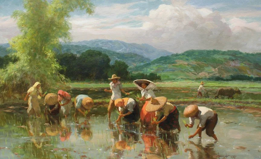 Planting Rice, 1956