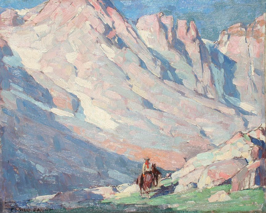 Sierra Landscape with Rider